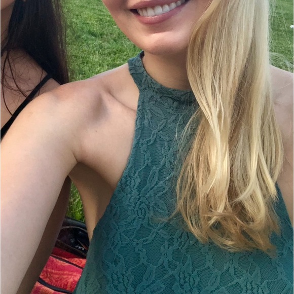 Urban Outfitters Kimchi Blue Lacey Love High Neck Tank Top - Picture 9 of 11